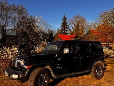 Gebraucht Jeep Wrangler Sahara 381 PS (280 kW) 2023 Schwarz SUV