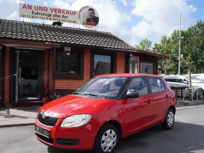 Gebraucht Skoda Fabia 60 PS (44 kW) 2008 Rot Limousine