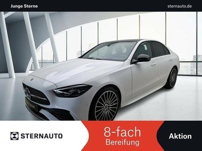 Gebraucht Mercedes C180 AMG 170 PS (125 kW) 2025 Unilack polarweiß Limousine
