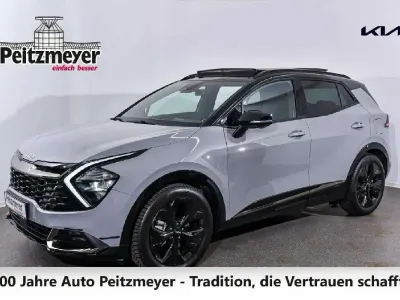 Gebraucht Kia Sportage 150 PS (110 kW) 2024 (hbm) wolfgrau met./ schwarz SUV