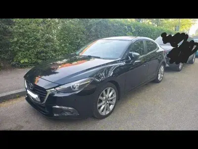Brugt Mazda 3 Sports-Line 120 HK (88 kW) 2018 Sort Sedan