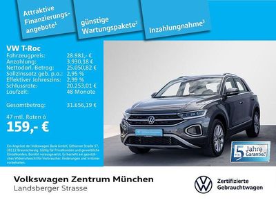 Gebraucht VW T-Roc Style 150 PS (110 kW) 2024 Grau SUV