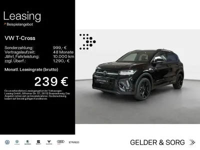 Neu VW T-Cross R-line 116 PS (85 kW) 2026 Deep black perleffekt SUV