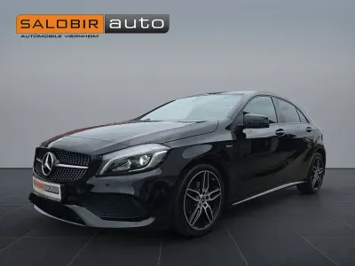 Gebraucht Mercedes A180 AMG line 122 PS (89 kW) 2017 Schwarz Kleinwagen