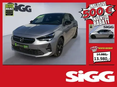 Gebraucht Opel Corsa GS Line 101 PS (74 kW) 2023 Kontrast grau/quarz silber (metallic) Kleinwagen