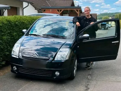 Gebraucht Citroën C2 120 PS (88 kW) 2007 Schwarz Kleinwagen