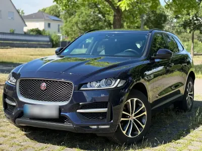 Gebraucht Jaguar F-Pace R-Sport 179 PS (131 kW) 2018 Blau SUV