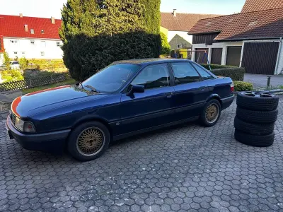 Käytetty Audi 80 90 HP (66 kW) 1991 Sininen Sedan