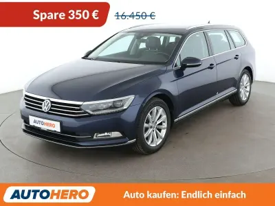 Gebraucht VW Passat Highline 220 PS (161 kW) 2015 Blau Kombi