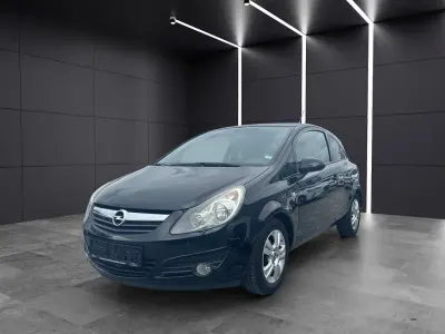 Używany Opel Corsa Edition 69 KM (50 kW) 2010 Czarny Hatchback