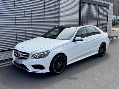 Usata Mercedes E350 AMG line 258 CV (189 kW) 2014 Bianco Berlina