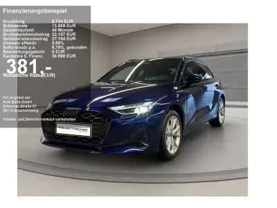 Brugt Audi A3 S-Line 150 HK (110 kW) 2025 Blå Sedan