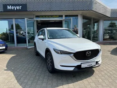 Gebraucht Mazda CX-5 Sports-Line 184 PS (135 kW) 2018 Satinweiss metallic (metallic) SUV