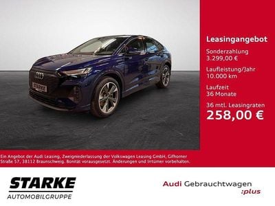 Gebraucht Audi Q4 Sportback e-tron Ambiente 219 kW (299 PS) 2022 Navarrablau metallic SUV