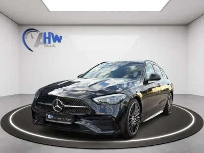 Gebraucht Mercedes C300 AMG line 265 PS (194 kW) 2023 Obsidianschwarz  metallic Kombi