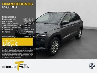 Neu Skoda Karoq Selection 150 PS (110 kW) 2025 Grau SUV