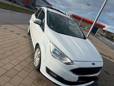 Gebraucht Ford C-MAX Titanium 125 PS (91 kW) 2017 Weiß Van / Kleinbus