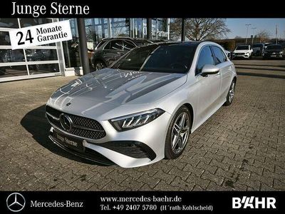 Iridiumsilber (metallic) Gebraucht 2024 Mercedes A200 AMG line Limousine | 34.950 € (Teuer)