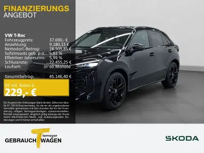 Neu VW T-Roc R-line 150 PS (110 kW) 2026 Schwarz SUV