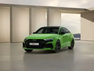 Ny Audi RS3 Sport 400 HK (294 kW) 2026 Grøn Sedan