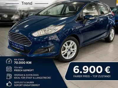 Gebraucht Ford Fiesta Trend 80 PS (58 kW) 2015 Blau Kleinwagen