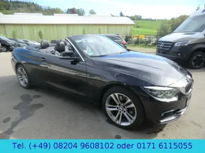 Gebraucht BMW 430 Cabriolet Sport Line 252 PS (185 kW) 2017 Schwarz Cabrio