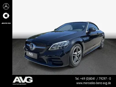 Gebraucht Mercedes C200 AMG 184 PS (135 kW) 2019 Lack obsidianschwarz Cabrio