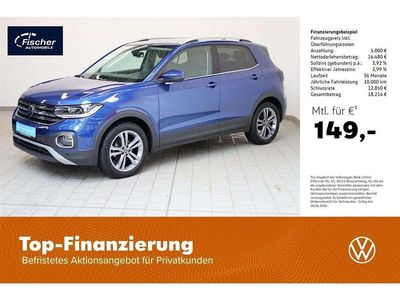 Gebraucht VW T-Cross Style 110 PS (80 kW) 2021 Reef blue metallic SUV