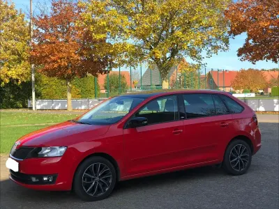Używany Skoda Rapid 116 KM (85 kW) 2015 Czerwony Hatchback