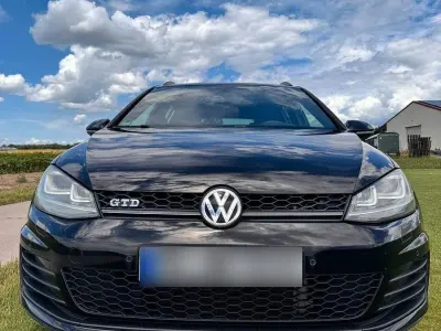 Gebraucht VW Golf VII GTD 184 PS (135 kW) 2015 Schwarz Kombi