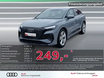 Second-hand Audi Q4 Sportback e-tron S-Line 125 kW (170 CP) 2023 Gri SUV