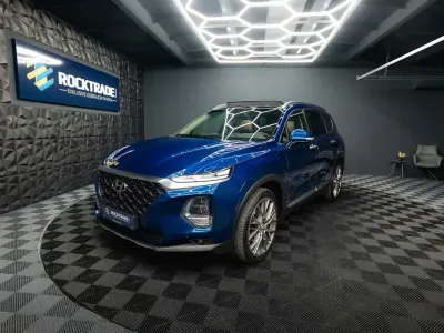 Gebraucht Hyundai Santa Fe Premium 200 PS (147 kW) 2018 Blau SUV