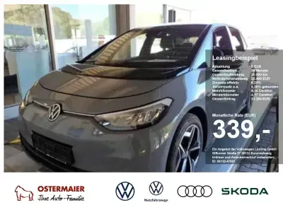 Gebraucht VW ID.3 Pure 110 kW (150 PS) 2022 Mondsteingrau schwarz Kleinwagen