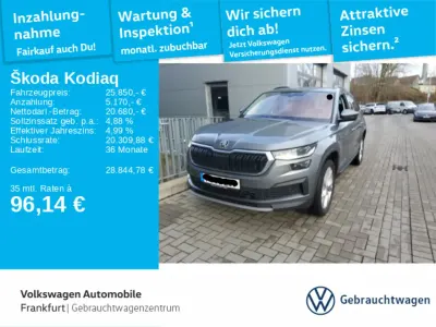 Gebraucht Skoda Kodiaq Tour 150 PS (110 kW) 2022 Graphitegrau metallic SUV