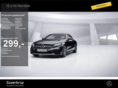 Gebraucht Mercedes C220 AMG 194 PS (142 kW) 2018 Schwarz Cabrio