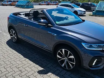 Gebraucht VW T-Roc Cabriolet R-line 150 PS (110 kW) 2022 Grau Cabrio