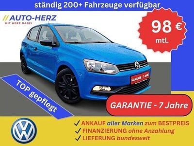 Gebraucht VW Polo 60 PS (44 kW) 2017 Blau Kleinwagen