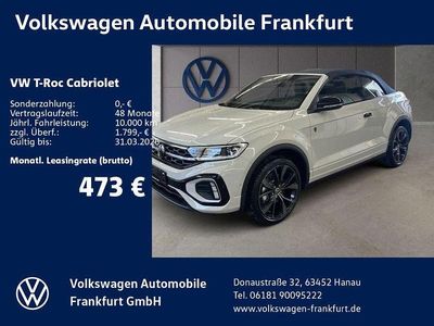 Neu VW T-Roc Cabriolet R-line 150 PS (110 kW) 2026 Weiß Cabrio