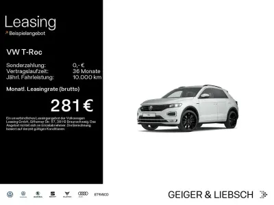 Gebraucht VW T-Roc R-line 150 PS (110 kW) 2022 Weiß SUV