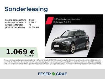 Nuova Audi RS3 Competition 400 CV (294 kW) 2026 Grigio Berlina