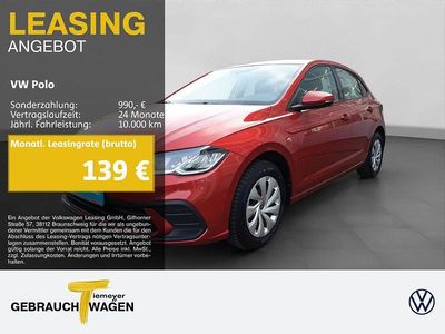 Gebraucht VW Polo Life 80 PS (58 kW) 2025 Rot Kleinwagen