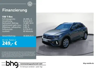 Gebraucht VW T-Roc R-line 150 PS (110 kW) 2023 Grün SUV