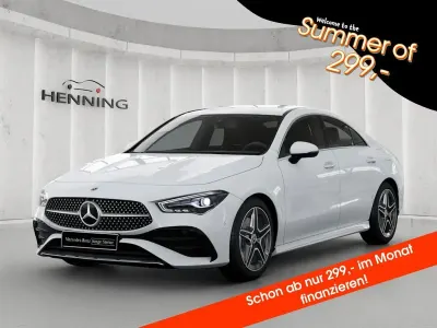 Gebraucht Mercedes CLA200 AMG 150 PS (110 kW) 2025 Unilack polarweiß Coupé