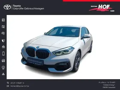 Gebraucht BMW 118 Sport Line 140 PS (102 kW) 2020 Weiß Kleinwagen