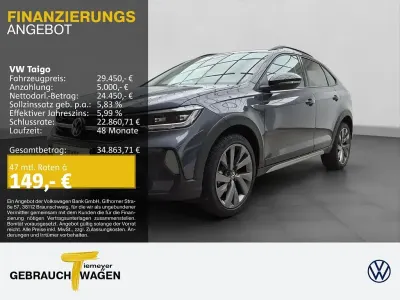 Neu VW Taigo R-line Plus 150 PS (110 kW) 2025 Grau SUV