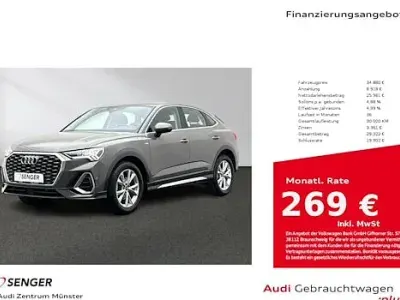 Brugt Audi Q3 Sportback S-Line 150 HK (110 kW) 2022 Grå SUV