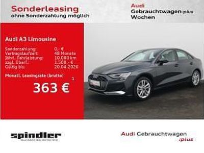 Gebraucht Audi A3 Advanced Plus 150 PS (110 kW) 2025 Schwarz (mythosschwarz metallic) Limousine