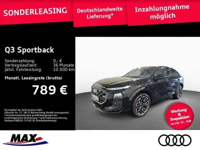 Neu Audi Q3 Sportback S-Line 204 PS (150 kW) 2025 Schwarz SUV
