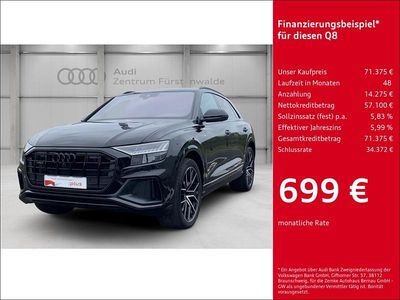 Gebraucht Audi Q8 S-Line 286 PS (210 kW) 2022 Schwarz SUV