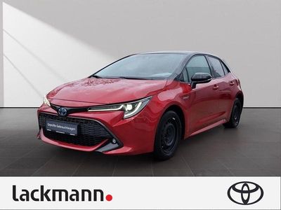 Gebraucht Toyota Corolla Team 122 PS (89 kW) 2020 3u5)/ black mica (209) (rot Limousine